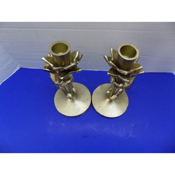 New Monkey Candle Holders Ape Chimps Statue Figurine - Picture 3 of 4